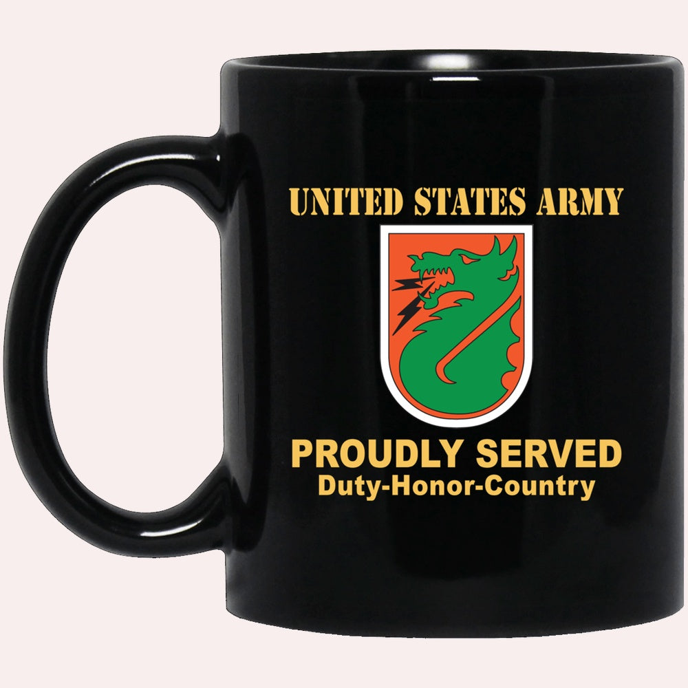 Us Army Mug, Veterans Mug, US Army 5TH SIGNAL COMMAND Black Mug, Us Army Coffee Mug, Military Coffee Mugs