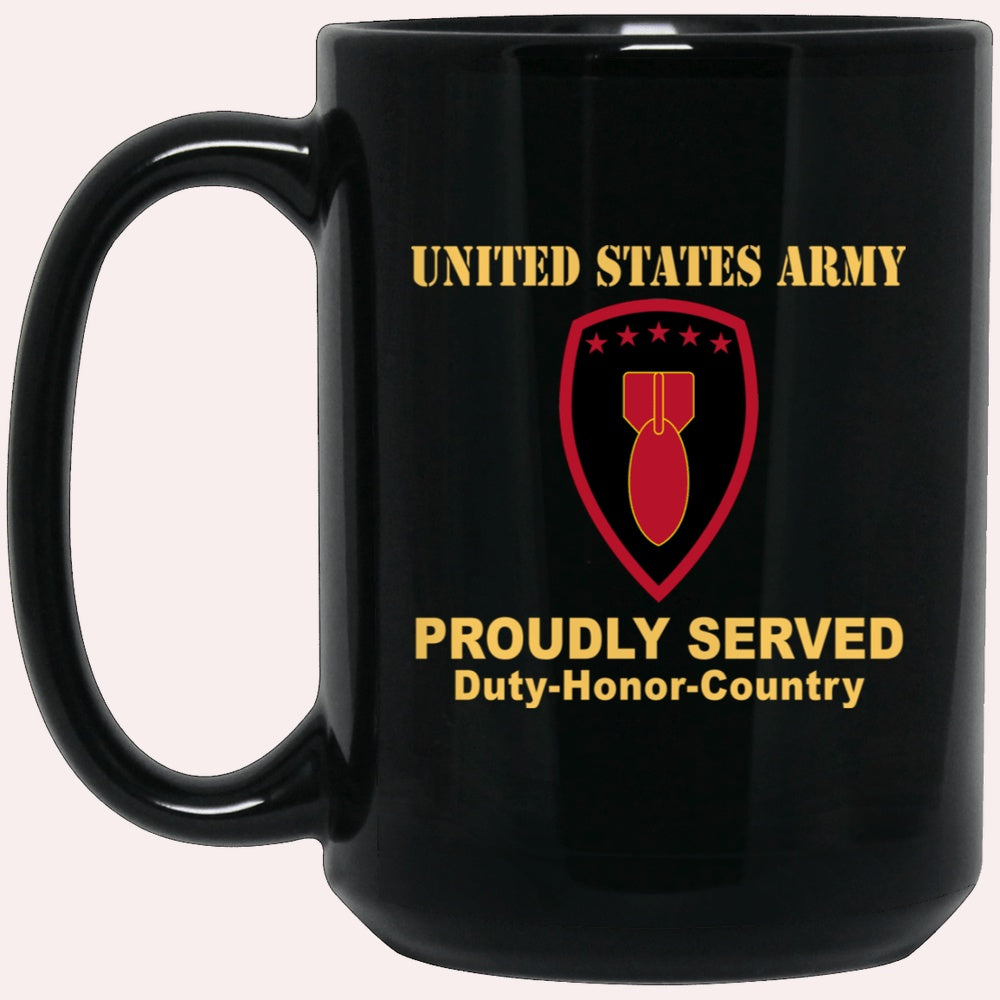 Us Army Mug, Veterans Mug, US Army 71ST ORDANCE GROUP (EOD)  Black Mug, Us Army Coffee Mug, Military Coffee Mugs