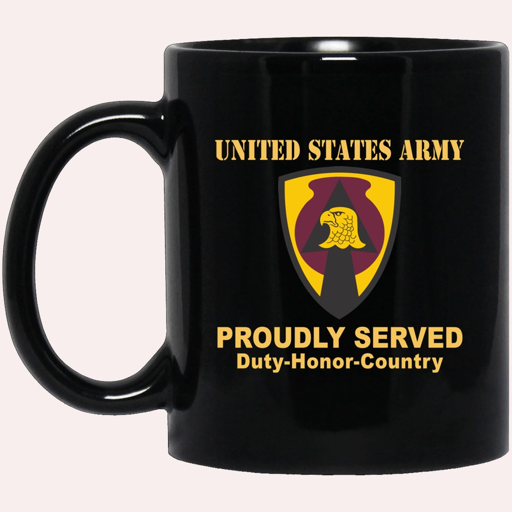 Us Army Mug, Veterans Mug, US Army 734 SUPPORT GROUP IOWA NATIONAL GUARD Black Mug, Us Army Coffee Mug, Military Coffee Mugs