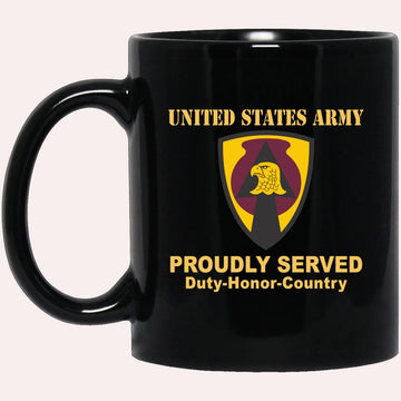 Us Army Mug, Veterans Mug, US Army 734 SUPPORT GROUP IOWA NATIONAL GUARD Black Mug, Us Army Coffee Mug, Military Coffee Mugs