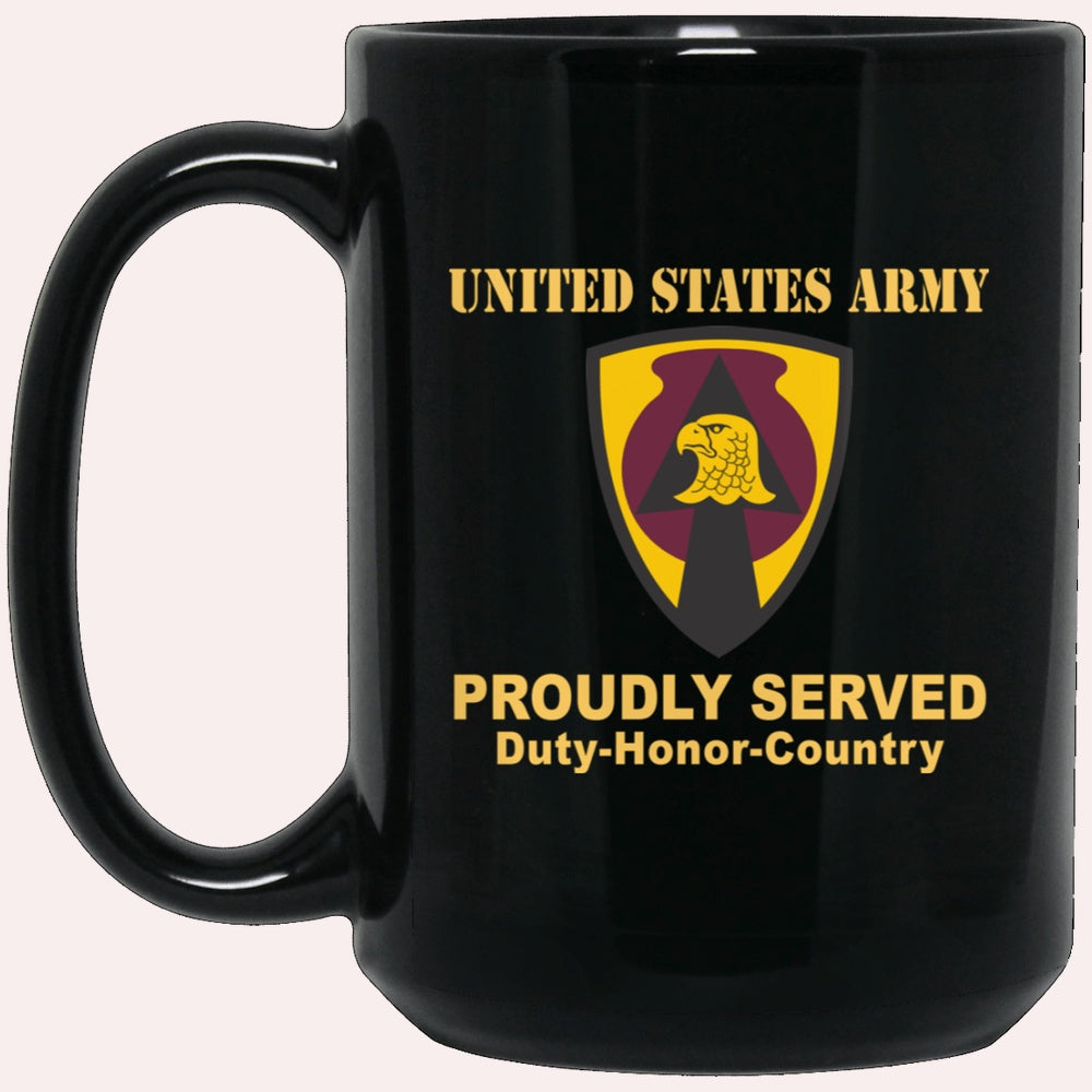 Us Army Mug, Veterans Mug, US Army 734 SUPPORT GROUP IOWA NATIONAL GUARD Black Mug, Us Army Coffee Mug, Military Coffee Mugs