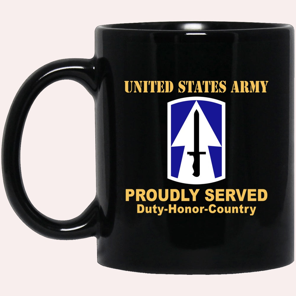 Us Army Mug, Veterans Mug, US Army 76TH INFANTRY BRIGADE COMBAT TEAM  Black Mug, Us Army Coffee Mug, Military Coffee Mugs
