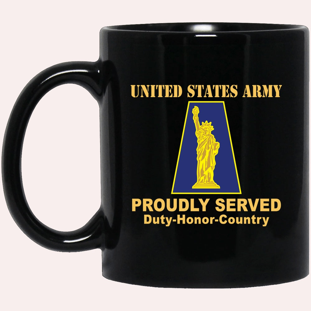 Us Army Mug, Veterans Mug, US Army 77TH SUSTAINMENT BRIGADE  Black Mug, Us Army Coffee Mug, Military Coffee Mugs