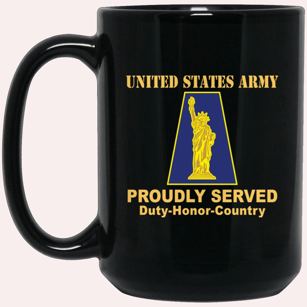 Us Army Mug, Veterans Mug, US Army 77TH SUSTAINMENT BRIGADE  Black Mug, Us Army Coffee Mug, Military Coffee Mugs