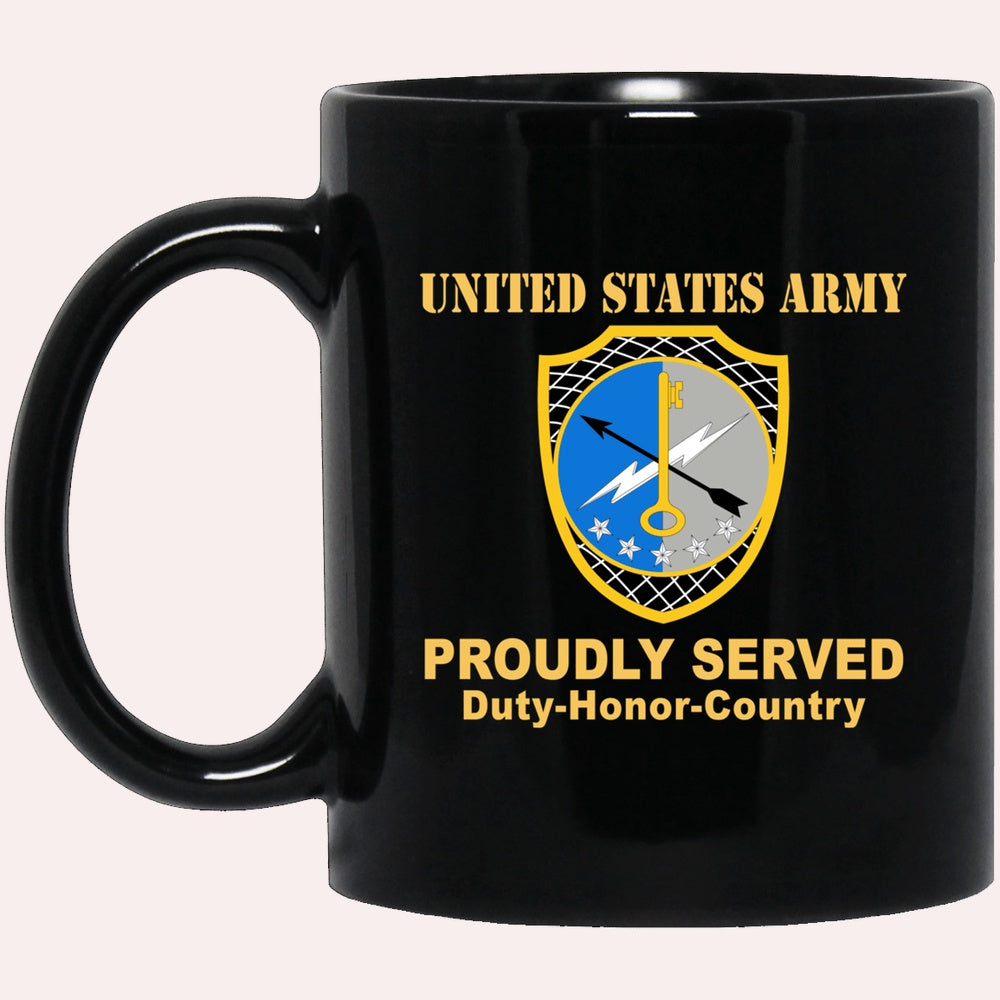 Us Army Mug, Veterans Mug, US Army 780TH MILITARY INTELLIGENCE BRIGADE Black Mug, Us Army Coffee Mug, Military Coffee Mugs