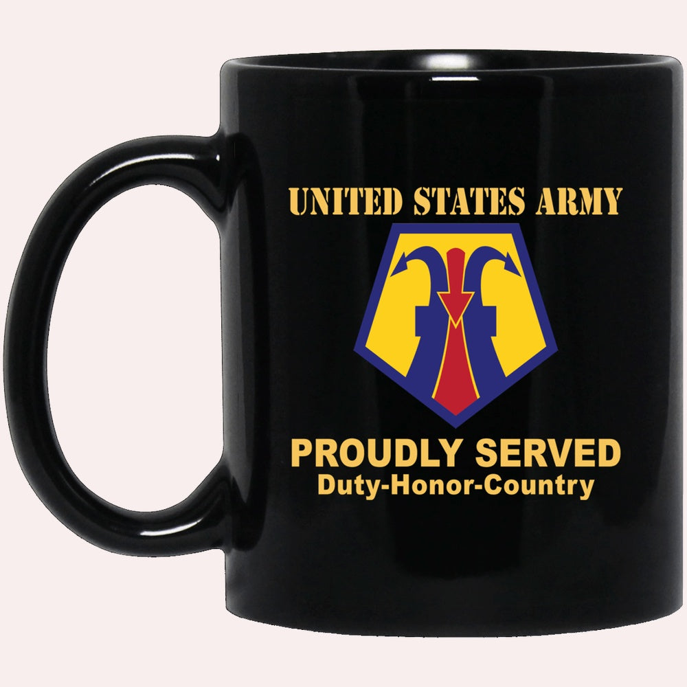 Us Army Mug, Veterans Mug, US Army 7TH CIVIL SUPPORT COMMAND Black Mug, Us Army Coffee Mug, Military Coffee Mugs