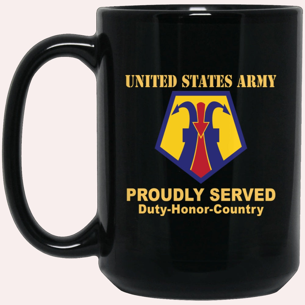 Us Army Mug, Veterans Mug, US Army 7TH CIVIL SUPPORT COMMAND Black Mug, Us Army Coffee Mug, Military Coffee Mugs