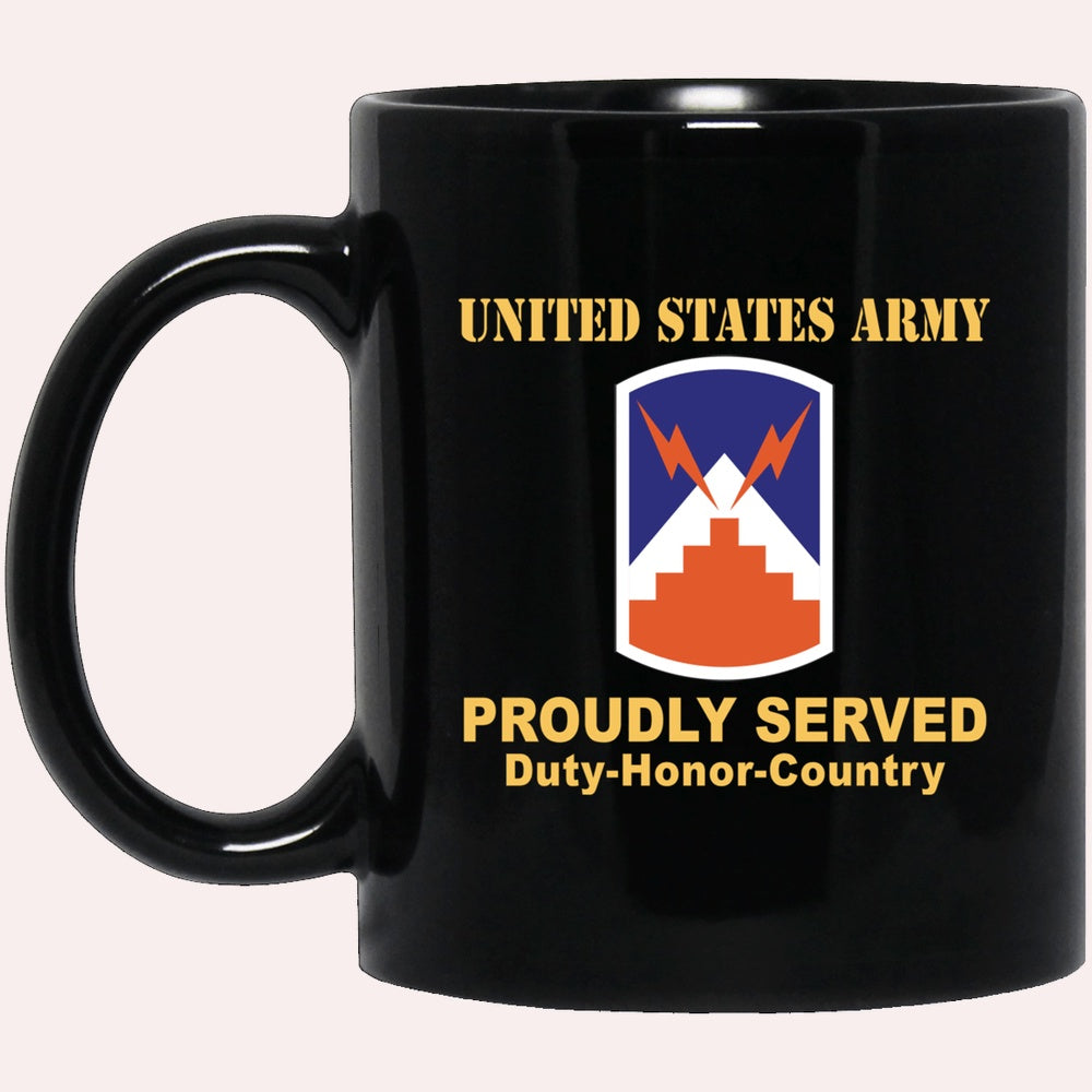 Us Army Mug, Veterans Mug, US Army 7TH SIGNAL BRIGADE Black Mug, Us Army Coffee Mug, Military Coffee Mugs