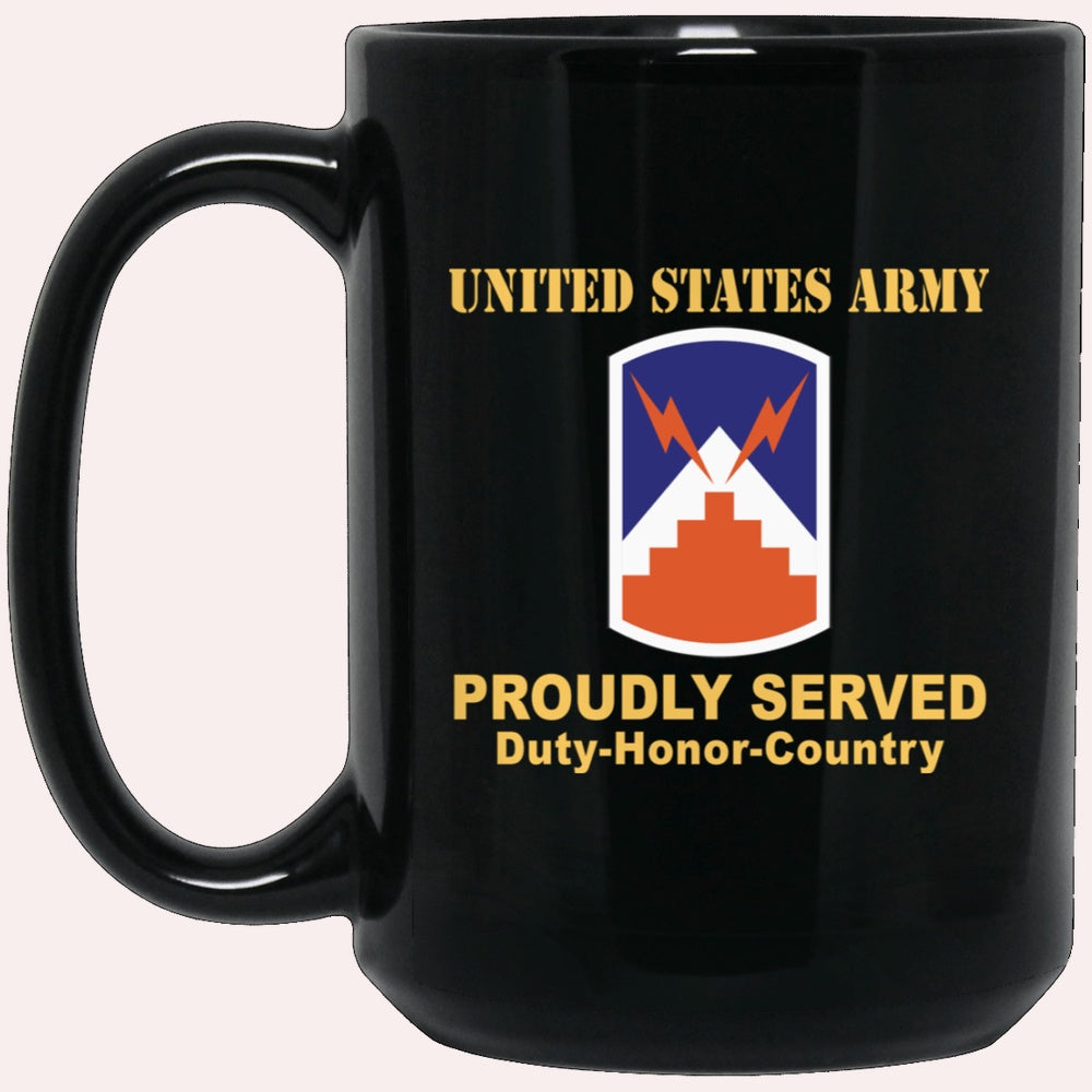 Us Army Mug, Veterans Mug, US Army 7TH SIGNAL BRIGADE Black Mug, Us Army Coffee Mug, Military Coffee Mugs