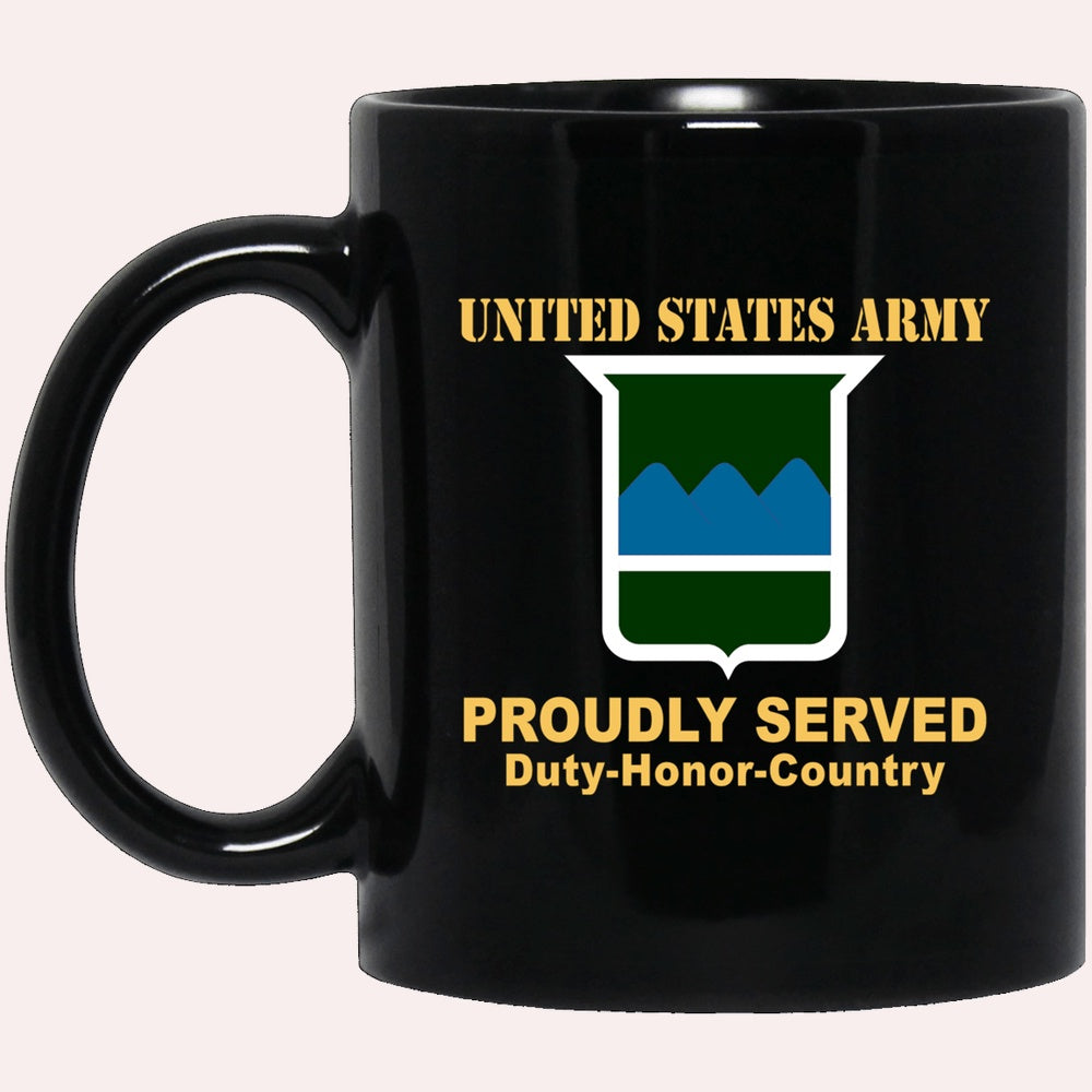 Us Army Mug, Veterans Mug, US Army 80TH TRAINING COMMAND  Black Mug, Us Army Coffee Mug, Military Coffee Mugs