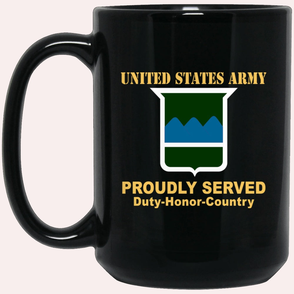 Us Army Mug, Veterans Mug, US Army 80TH TRAINING COMMAND  Black Mug, Us Army Coffee Mug, Military Coffee Mugs