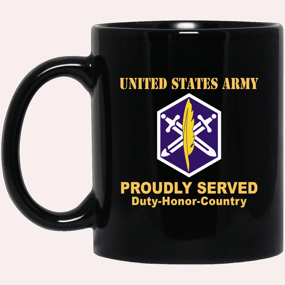 Us Army Mug, Veterans Mug, US Army 85TH CIVIL AFFAIRS BRIGADE  Black Mug, Us Army Coffee Mug, Military Coffee Mugs