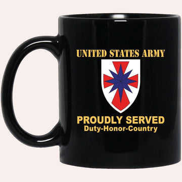 Us Army Mug, Veterans Mug, US Army 8TH SUSTAINMENT COMMAND Black Mug, Us Army Coffee Mug, Military Coffee Mugs