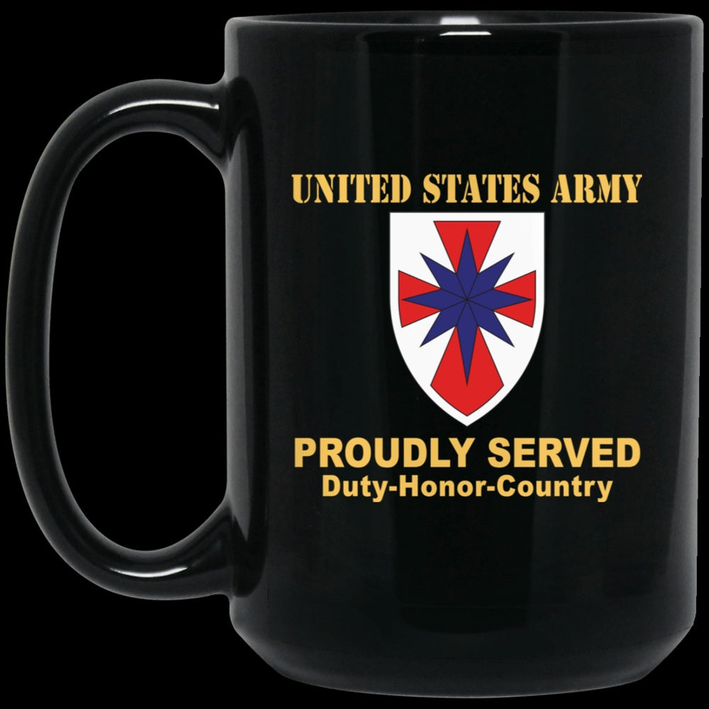 Us Army Mug, Veterans Mug, US Army 8TH SUSTAINMENT COMMAND Black Mug, Us Army Coffee Mug, Military Coffee Mugs