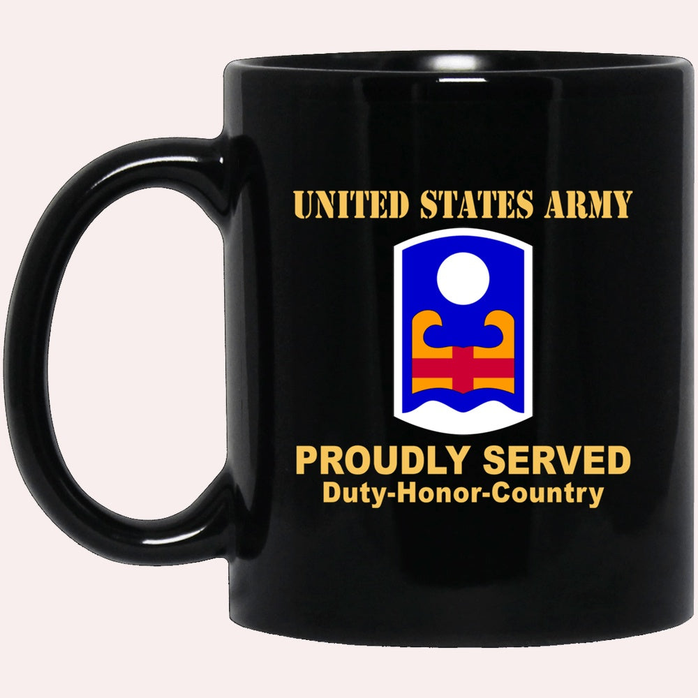 Us Army Mug, Veterans Mug, US Army 92 INFANTRY BRIGADE  Black Mug, Us Army Coffee Mug, Military Coffee Mugs