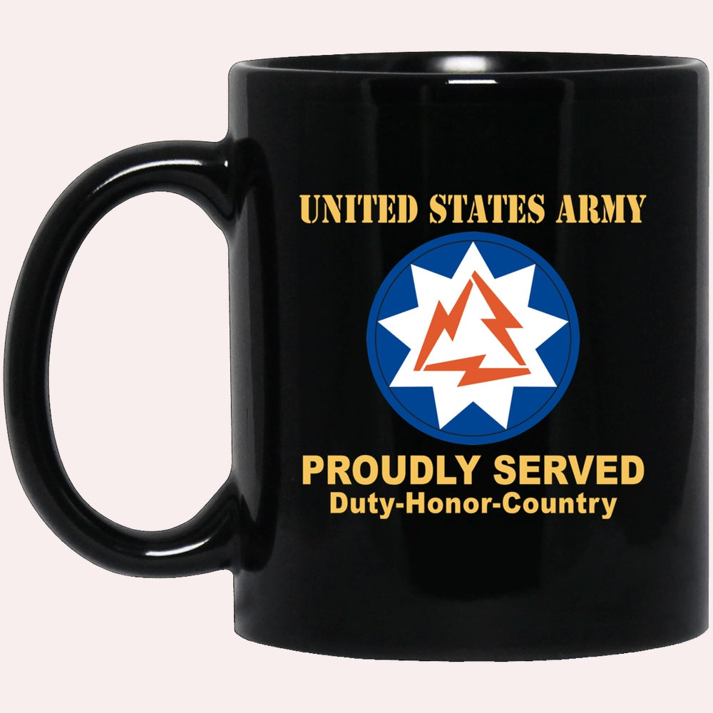 Us Army Mug, Veterans Mug, US Army 93RD SIGNAL BRIGADE  Black Mug, Us Army Coffee Mug, Military Coffee Mugs