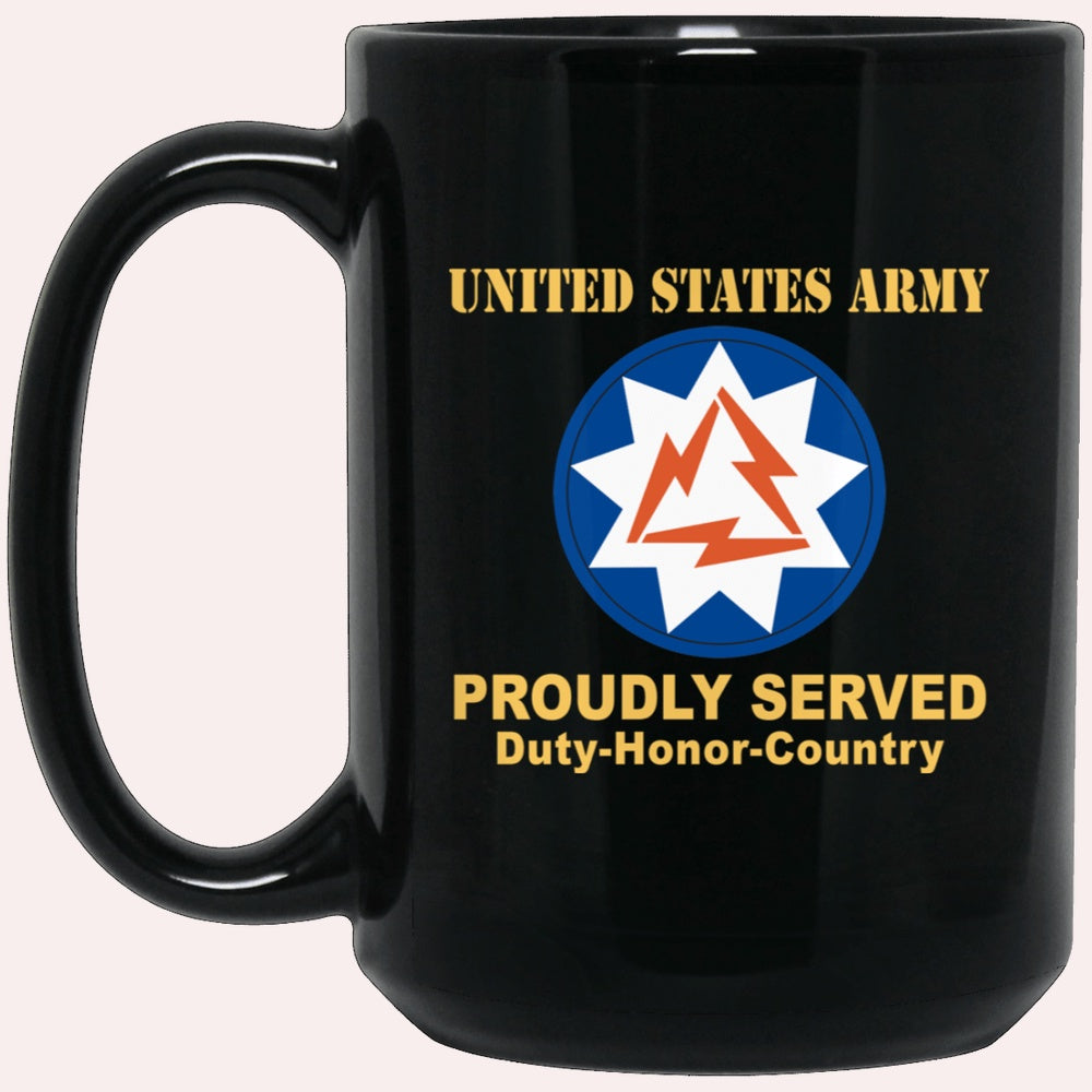 Us Army Mug, Veterans Mug, US Army 93RD SIGNAL BRIGADE  Black Mug, Us Army Coffee Mug, Military Coffee Mugs