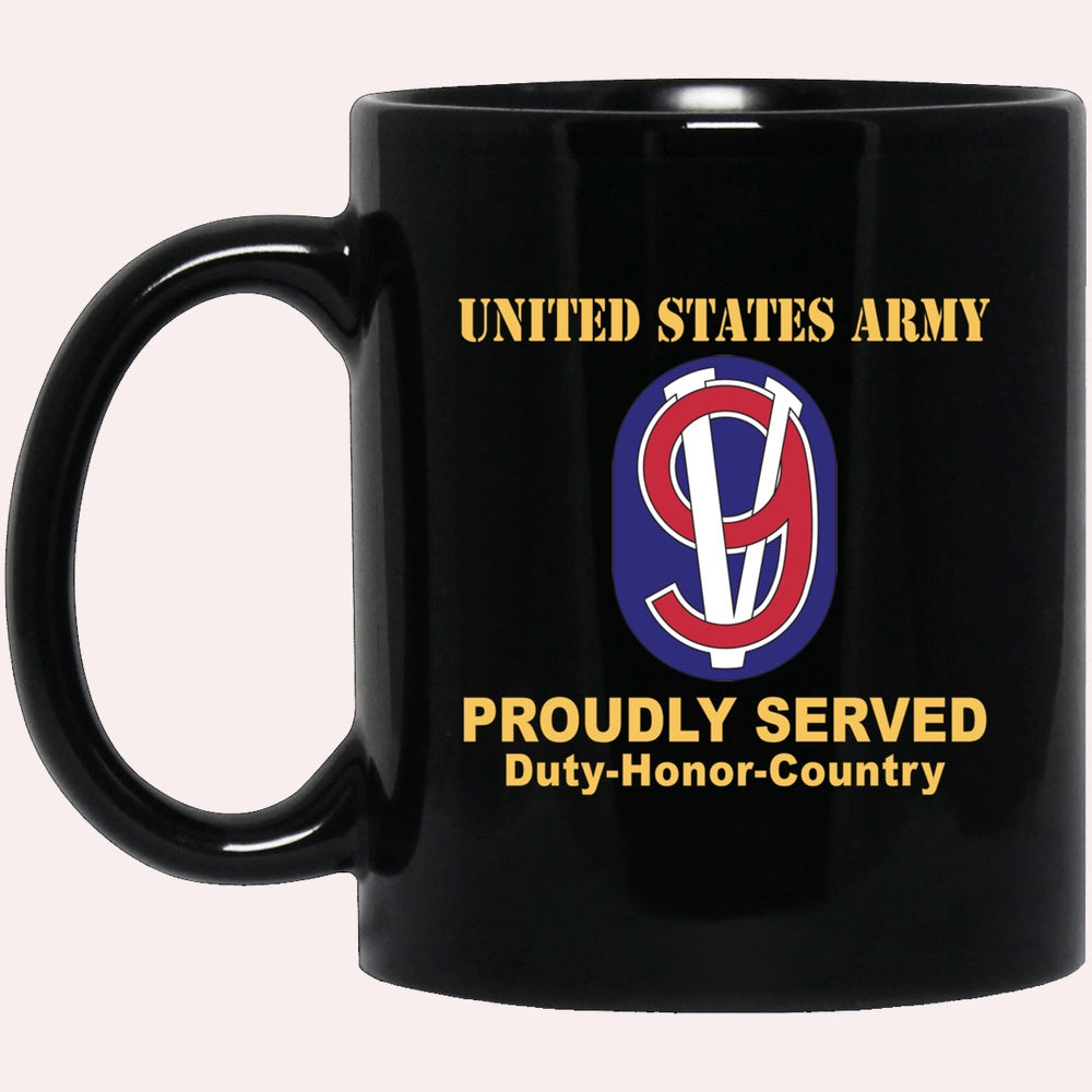 Us Army Mug, Veterans Mug, US Army 95 TRAINING DIVISION USAR  Black Mug, Us Army Coffee Mug, Military Coffee Mugs