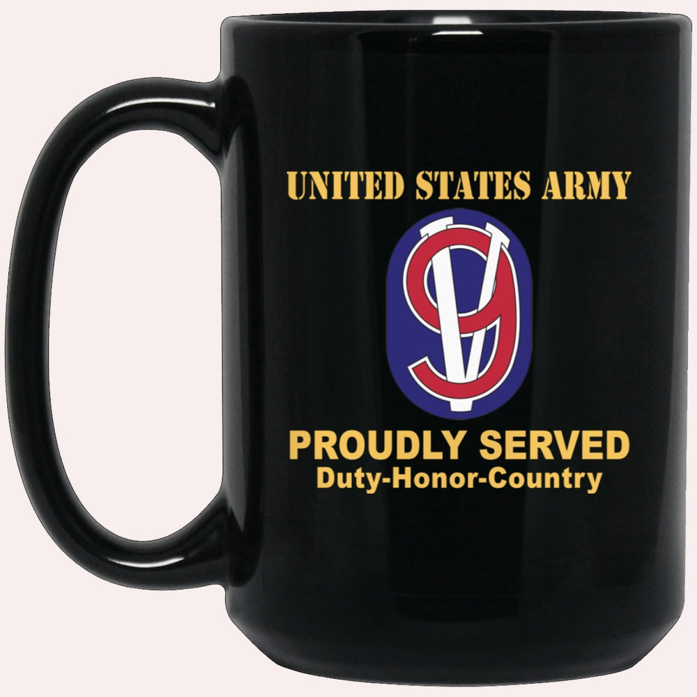 Us Army Mug, Veterans Mug, US Army 95 TRAINING DIVISION USAR  Black Mug, Us Army Coffee Mug, Military Coffee Mugs