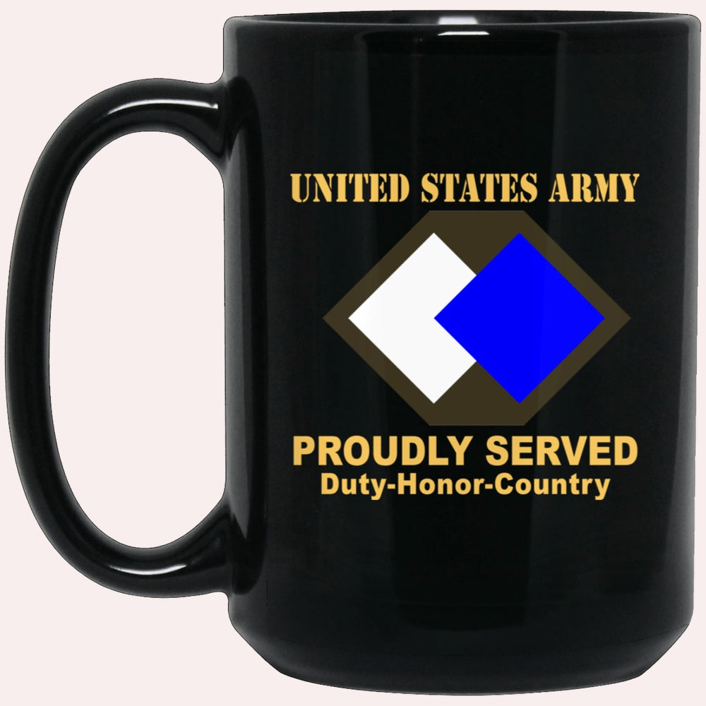 Us Army Mug, Veterans Mug, US Army 96TH SUSTAINMENT BRIGADE  Black Mug, Us Army Coffee Mug, Military Coffee Mugs