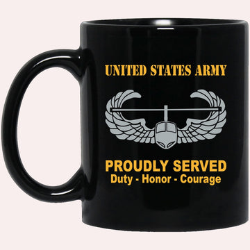 Us Army Mug, Veterans Mug, US Army Air Assault Wings Badge Mug, Us Army Coffee Mug, Military Coffee Mugs