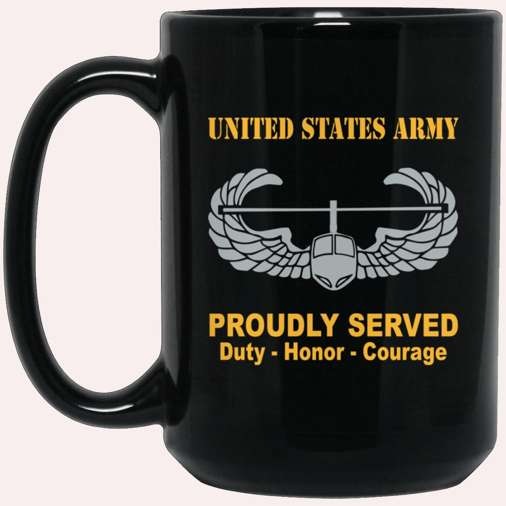 Us Army Mug, Veterans Mug, US Army Air Assault Wings Badge Mug, Us Army Coffee Mug, Military Coffee Mugs