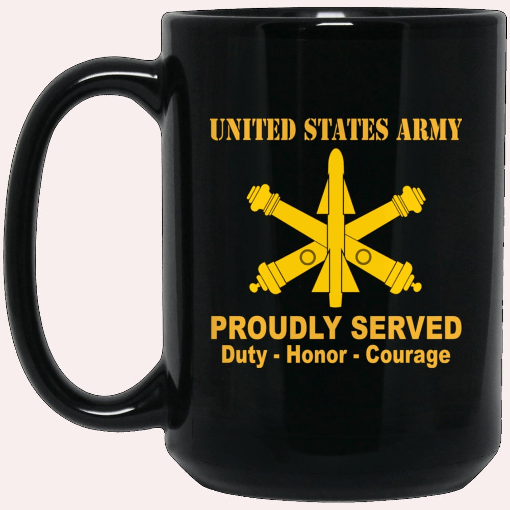 Us Army Mug, Veterans Mug, US Army Air Defense Artillery Black Mug, Us Army Coffee Mug, Military Coffee Mugs