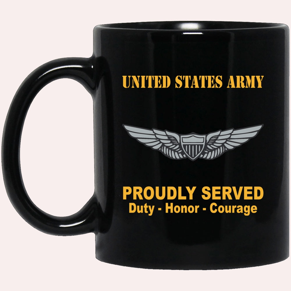 Us Army Mug, Veterans Mug, US Army Basic Aviator Badge Mug, Us Army Coffee Mug, Military Coffee Mugs