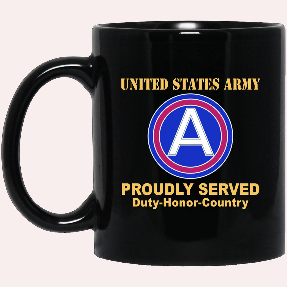 Us Army Mug, Veterans Mug, US Army CENTRAL CSIB Black Mug, Us Army Coffee Mug, Military Coffee Mugs