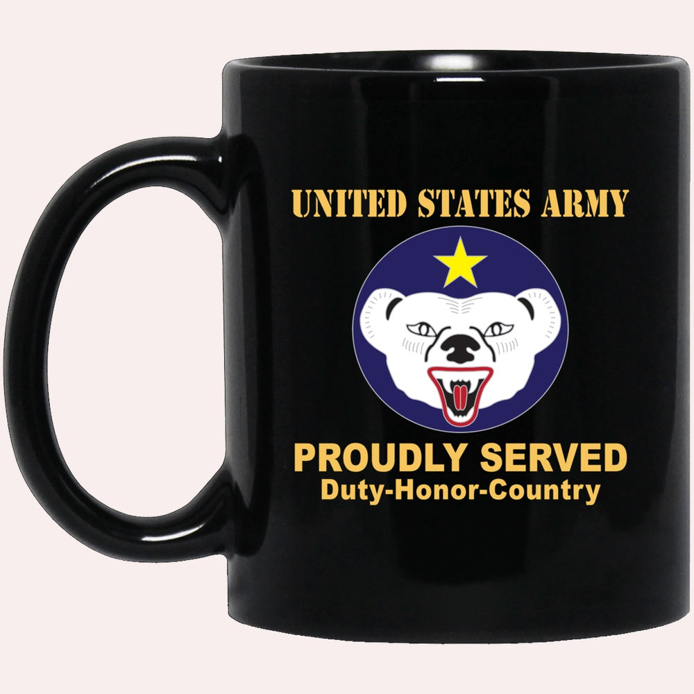 Us Army Mug, Veterans Mug, US Army CSIB ALASKA Black Mug, Us Army Coffee Mug, Military Coffee Mugs