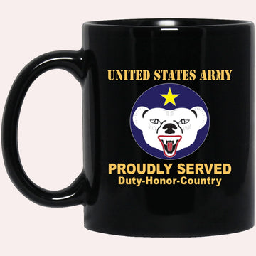 Us Army Mug, Veterans Mug, US Army CSIB ALASKA Black Mug, Us Army Coffee Mug, Military Coffee Mugs