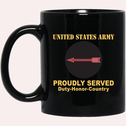Us Army Mug, Veterans Mug, US Army CSIB ASYMMETRIC WARFARE GROUP Black Mug, Us Army Coffee Mug, Military Coffee Mugs