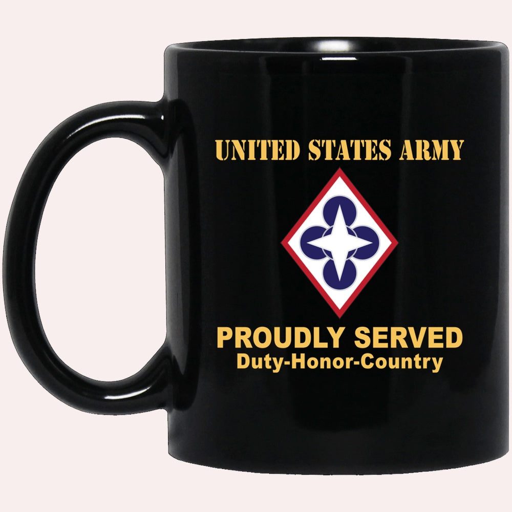 Us Army Mug, Veterans Mug, US Army CSIB COMBINED ARMS SUPPORT COMMAND Black Mug, Us Army Coffee Mug, Military Coffee Mugs