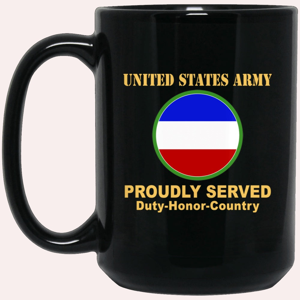 Us Army Mug, Veterans Mug, US Army CSIB FORCES COMMAND Black Mug, Us Army Coffee Mug, Military Coffee Mugs