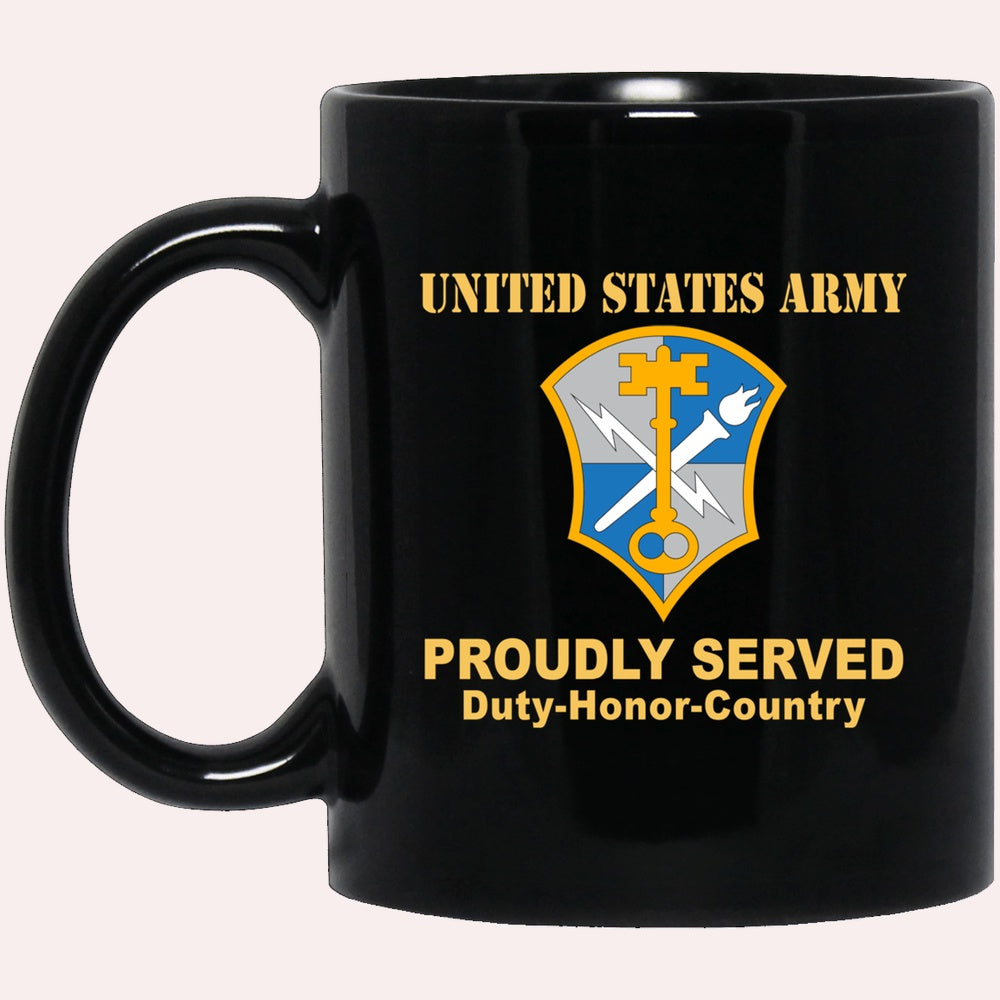 Us Army Mug, Veterans Mug, US Army CSIB INTELLIGENCE AND SECURITY COMMAND Black Mug, Us Army Coffee Mug, Military Coffee Mugs