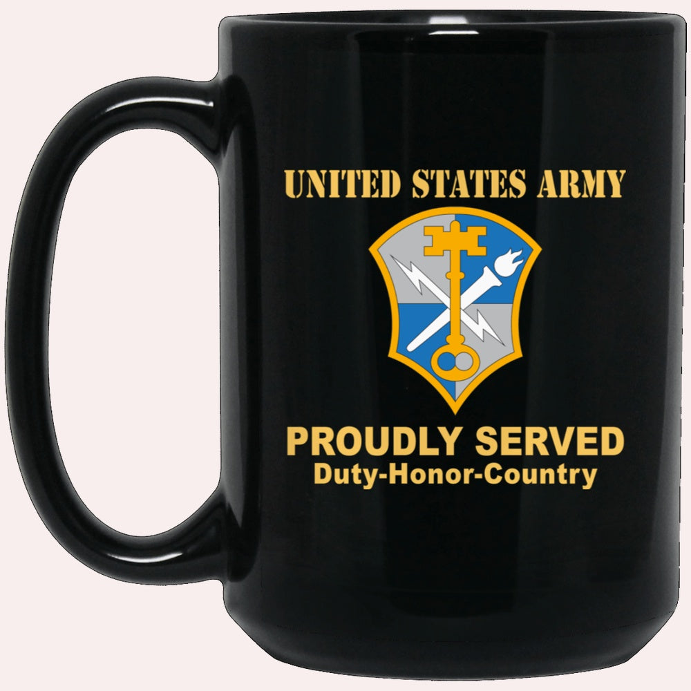 Us Army Mug, Veterans Mug, US Army CSIB INTELLIGENCE AND SECURITY COMMAND Black Mug, Us Army Coffee Mug, Military Coffee Mugs