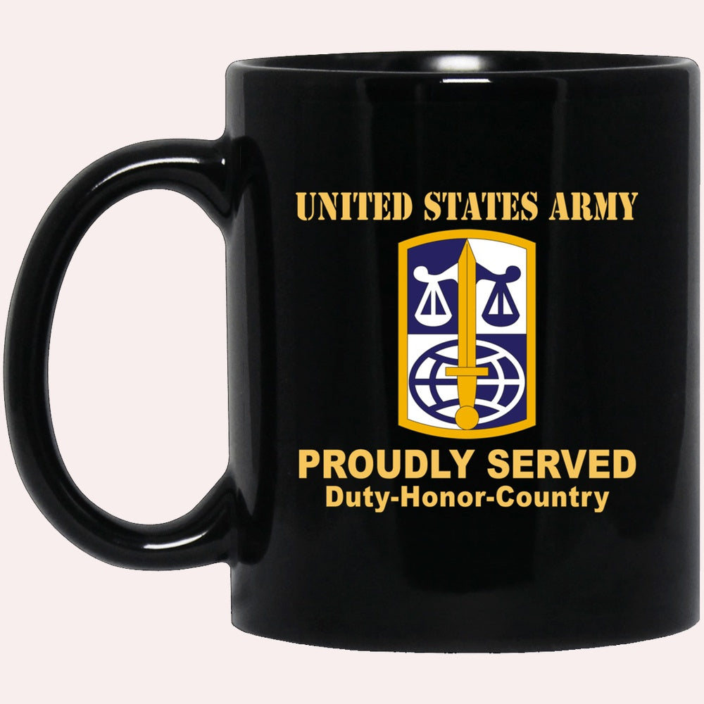 Us Army Mug, Veterans Mug, US Army CSIB LEGAL SERVICES AGENCY Black Mug, Us Army Coffee Mug, Military Coffee Mugs