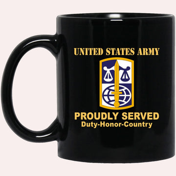 Us Army Mug, Veterans Mug, US Army CSIB LEGAL SERVICES AGENCY Black Mug, Us Army Coffee Mug, Military Coffee Mugs