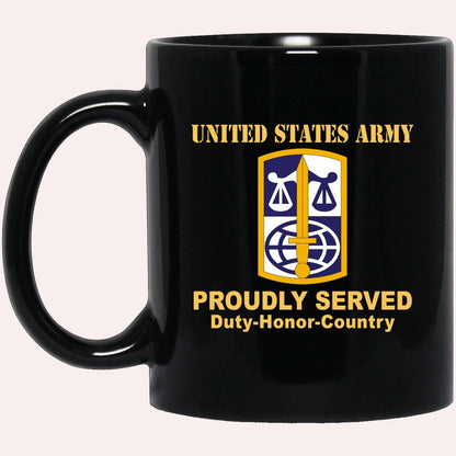 Us Army Mug, Veterans Mug, US Army CSIB LEGAL SERVICES AGENCY Black Mug, Us Army Coffee Mug, Military Coffee Mugs