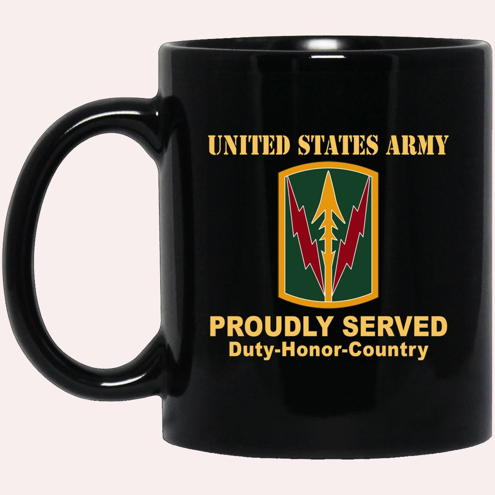 Us Army Mug, Veterans Mug, US Army CSIB MILITARY POLICE BRIGADEHAWAII Black Mug, Us Army Coffee Mug, Military Coffee Mugs