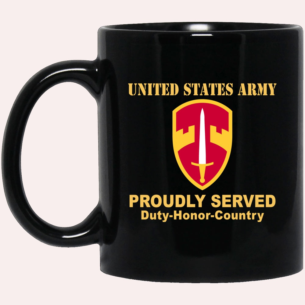 Us Army Mug, Veterans Mug, US Army CSIB US Army VIETNAM Black Mug, Us Army Coffee Mug, Military Coffee Mugs