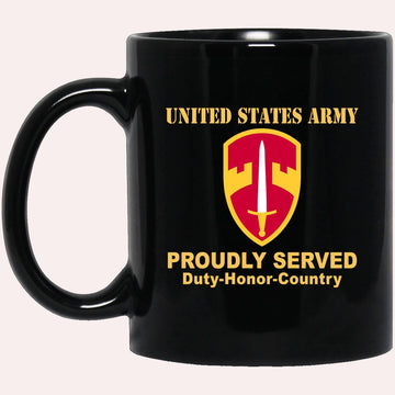 Us Army Mug, Veterans Mug, US Army CSIB US Army VIETNAM Black Mug, Us Army Coffee Mug, Military Coffee Mugs