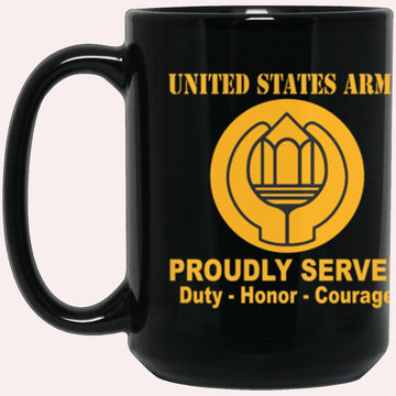 Us Army Mug, Veterans Mug, US Army Chaplain Assistant Proudly Served Core Values Black Mug, Us Army Coffee Mug, Military Coffee Mugs
