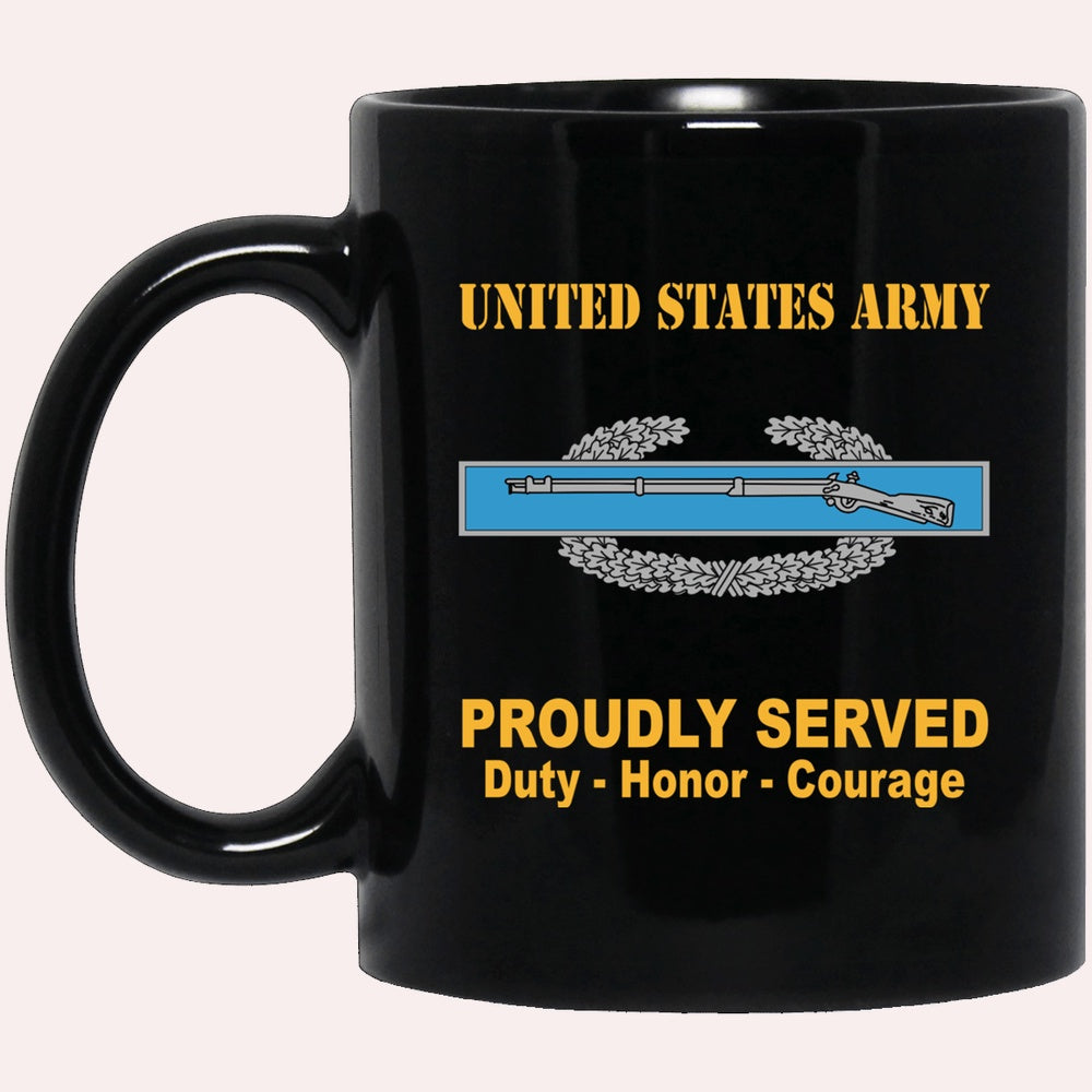 Us Army Mug, Veterans Mug, US Army Combat Infantryman First Award Badge Mug, Us Army Coffee Mug, Military Coffee Mugs