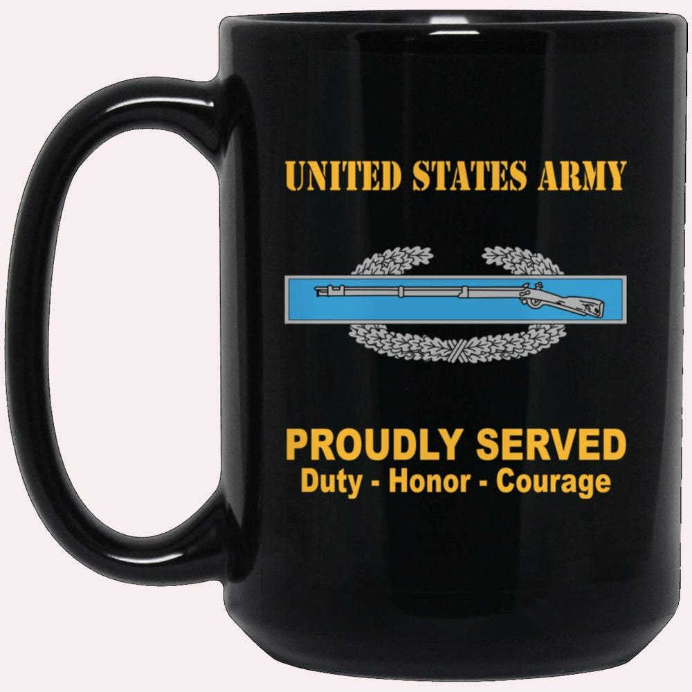 Us Army Mug, Veterans Mug, US Army Combat Infantryman First Award Badge Mug, Us Army Coffee Mug, Military Coffee Mugs