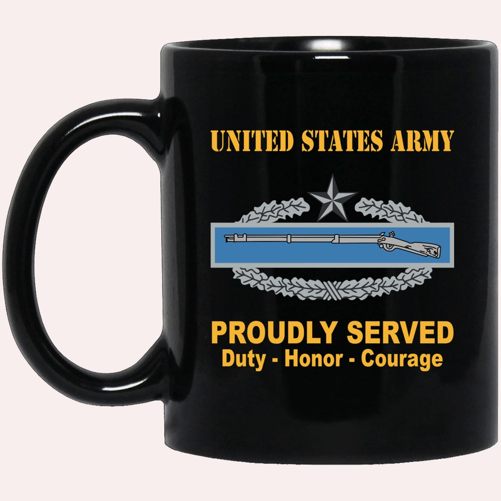 Us Army Mug, Veterans Mug, US Army Combat Infantryman Second Award Badge Mug, Us Army Coffee Mug, Military Coffee Mugs