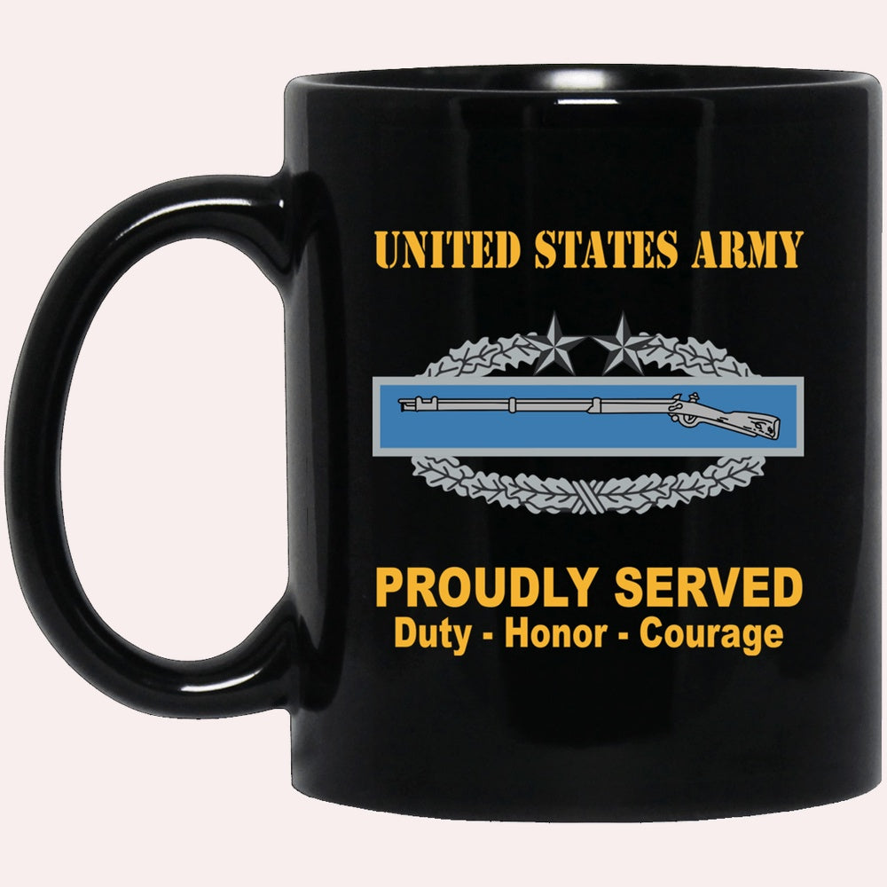 Us Army Mug, Veterans Mug, US Army Combat Infantryman Third Award Badge Mug, Us Army Coffee Mug, Military Coffee Mugs