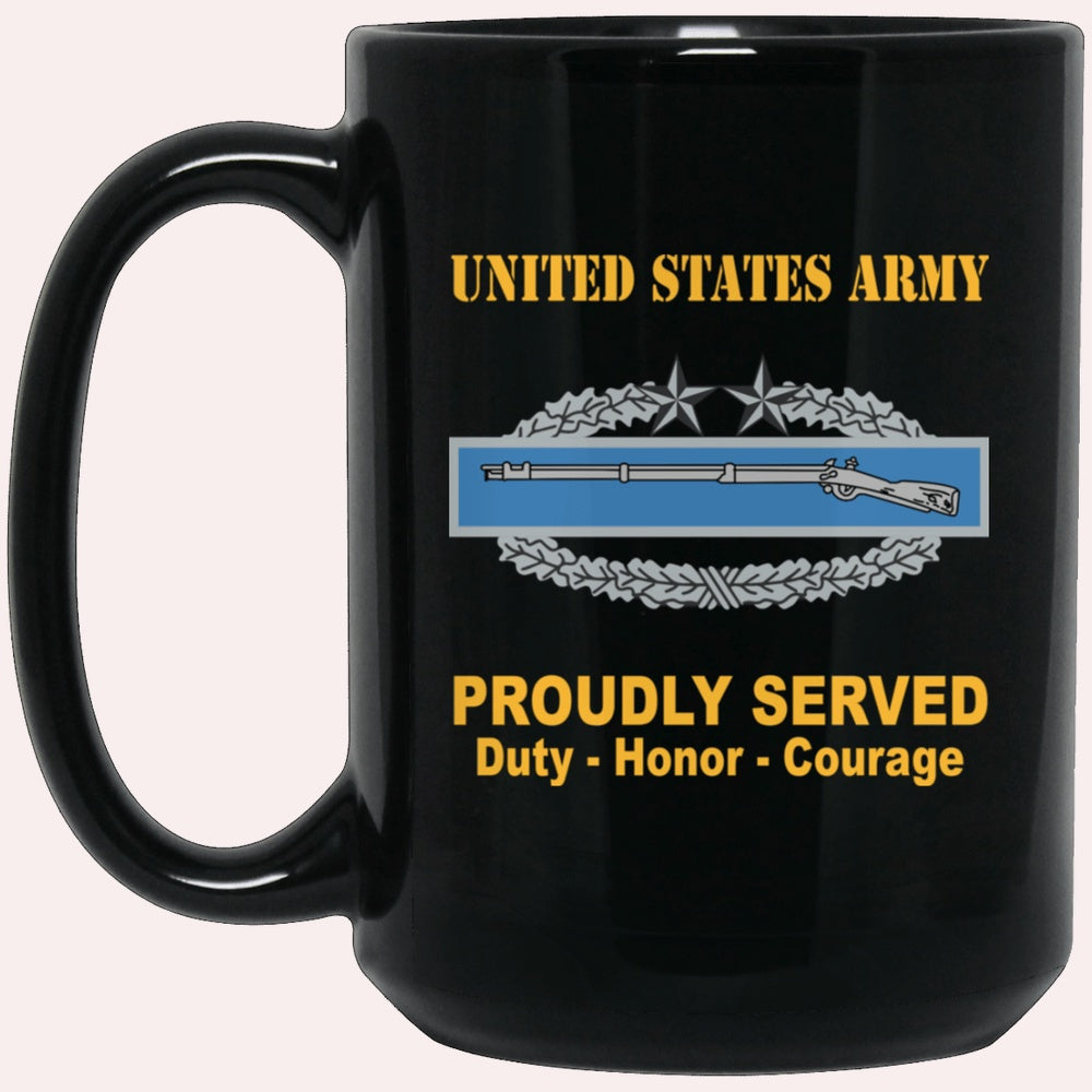 Us Army Mug, Veterans Mug, US Army Combat Infantryman Third Award Badge Mug, Us Army Coffee Mug, Military Coffee Mugs