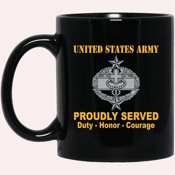 Us Army Mug, Veterans Mug, US Army Combat Medical 3rd Award Badge Mug, Us Army Coffee Mug, Military Coffee Mugs