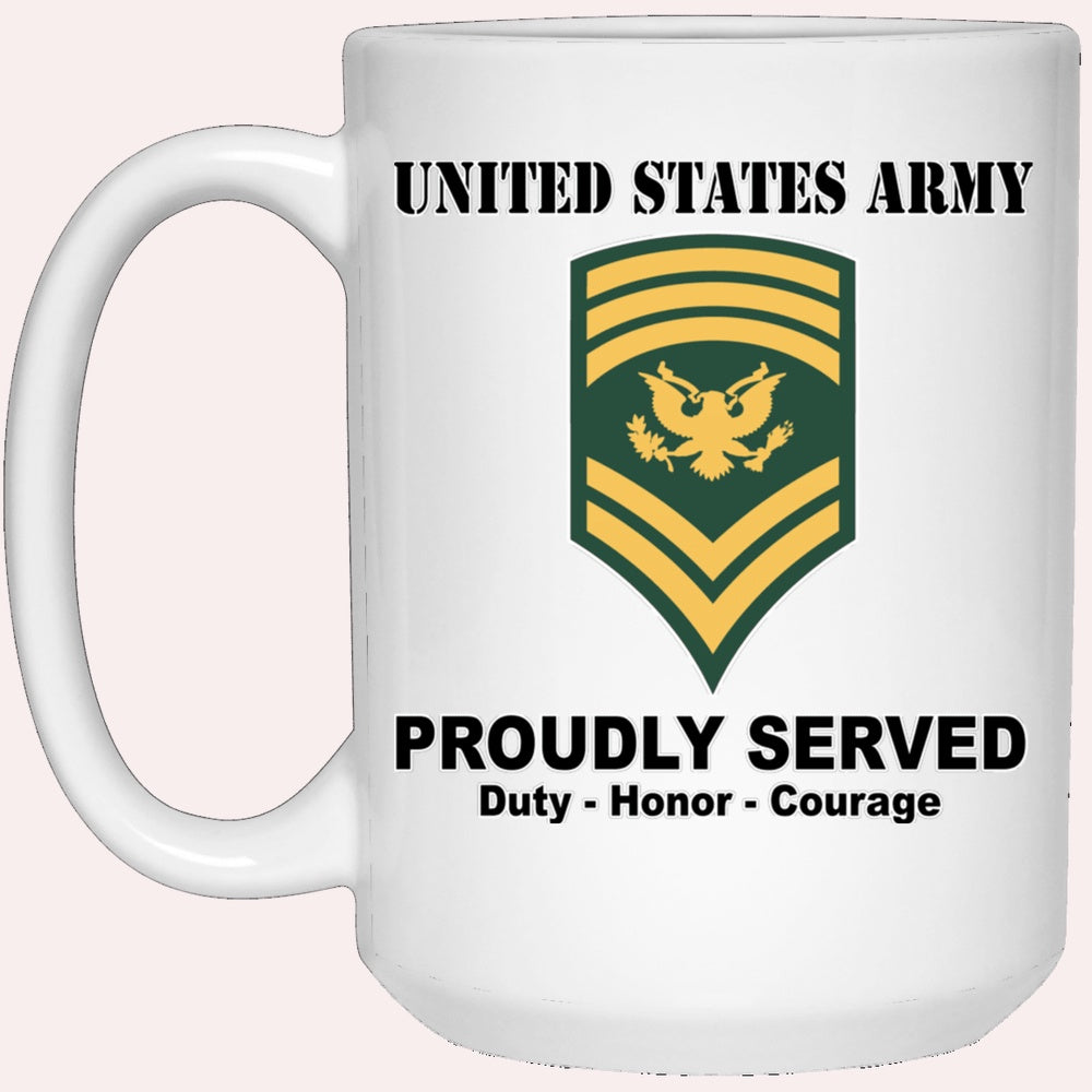 Us Army Mug, Veterans Mug, US Army E9 SPC E9 Specialist Ranks White Coffee Mug, Us Army Coffee Mug, Military Coffee Mugs